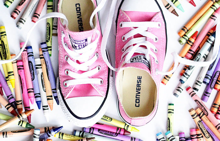 Converse Chuck Taylor low top sneakers are perfect for back to school