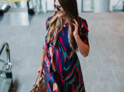 Blogger Mallory Fitzsimmons of Style Your Senses shows how to transition your work wardrobe from Summer to Fall with on trend colors.