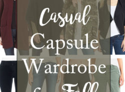 A 20 piece capsule wardrobe for Fall for busy moms on the go, complete with outfit suggestions and tips on how to wear each piece.