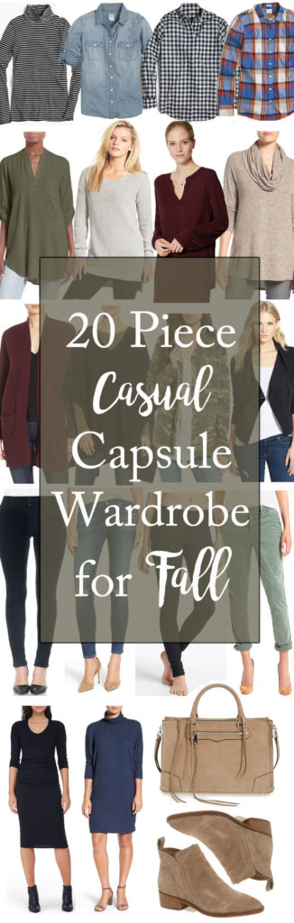 20 Piece Capsule Wardrobe for Fall