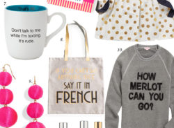 A Holiday Gift Guide for all of your girlfriends who are on your Christmas list