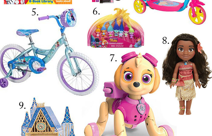 Top 10 toys for toddler girls as Santa gifts
