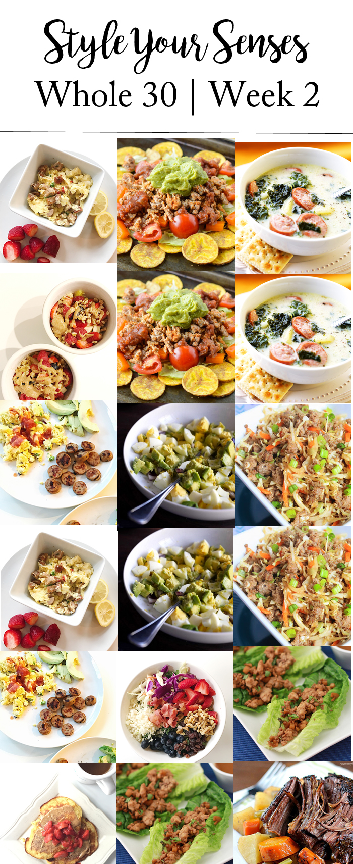 Whole30 Week 2 Update + Meal Plan featured by popular Texas lifestyle blogger, Style Your Senses