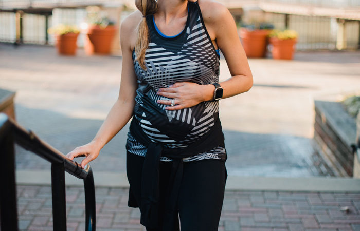 Tips for styling your baby bump, even at the gym