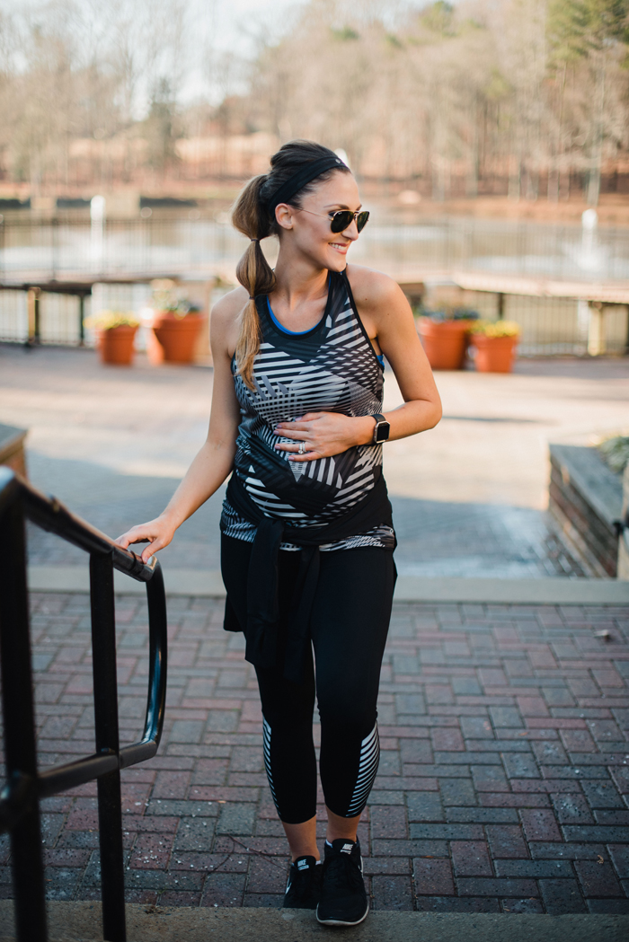 Tips for styling your baby bump, even at the gym