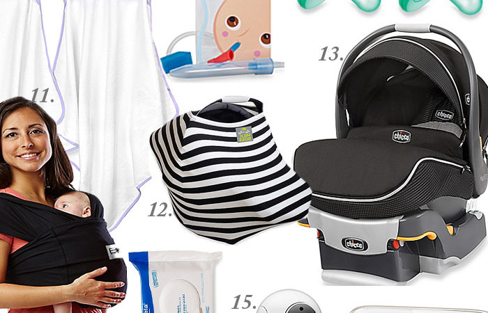 Top 20 Essentials for new Baby