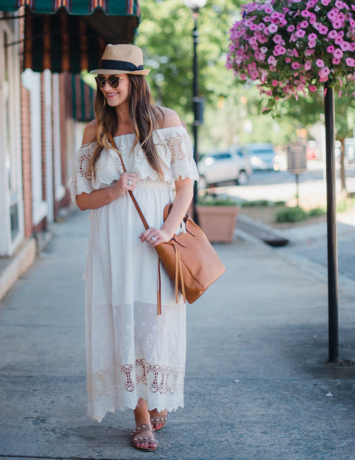White Lace Dress + Postpartum Confidence | Style Your Senses
