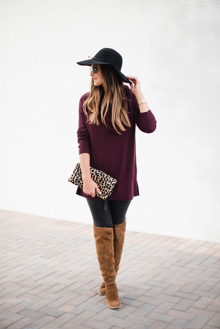 Ideas on how to style Spanx leggings for Fall