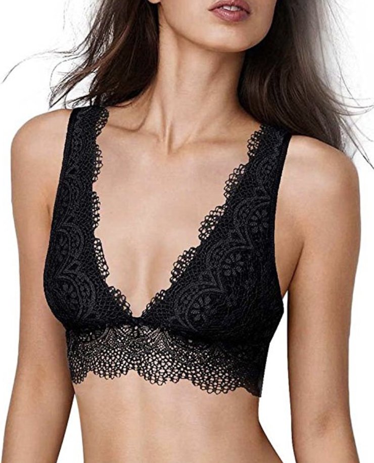 Amazon Finds featured by popular Dallas fashion blogger, Style Your Senses: lace bralette