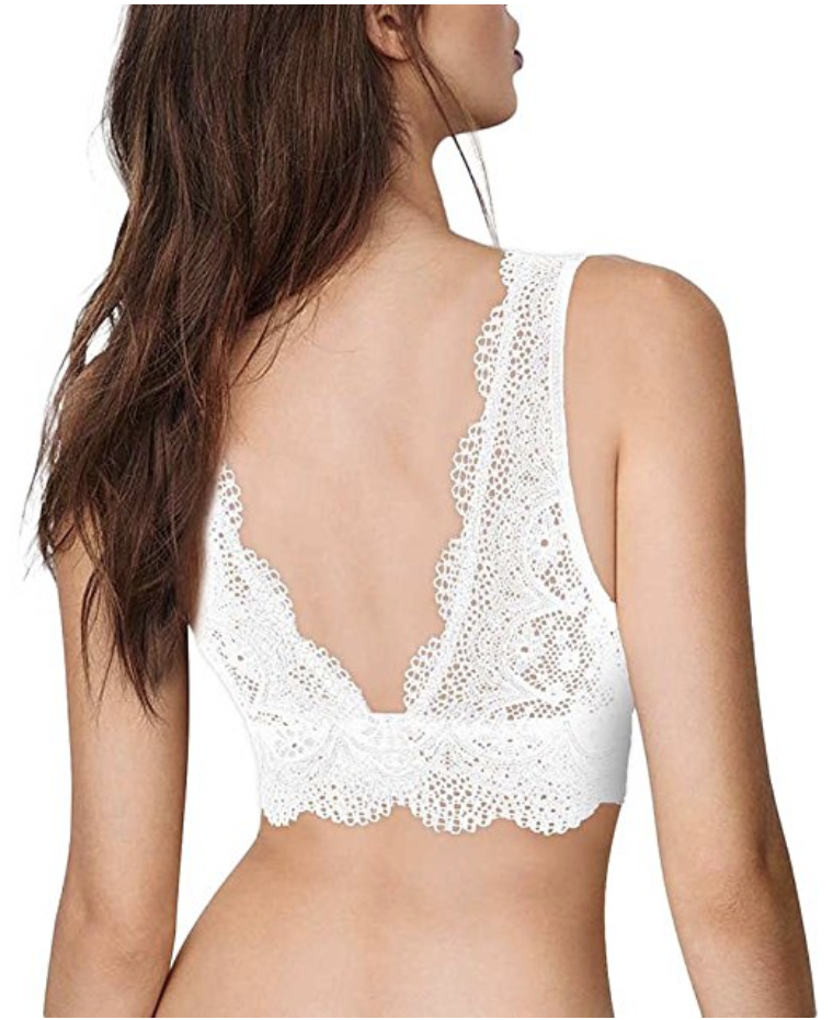 Amazon Finds featured by popular Dallas fashion blogger, Style Your Senses: lace bralette