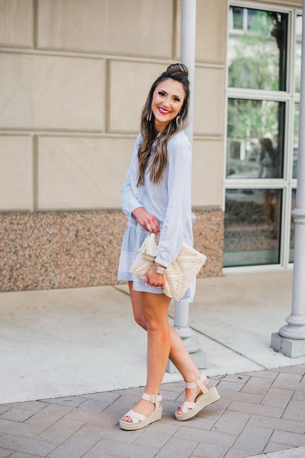 LOFT DRESS / how to wear one dress two ways - LOFT Dress styled two ways by popular Texas fashion blogger, Style Your Senses