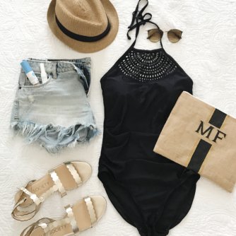 This fashion blogger (who's also a mom) found and reviewed 4 no-fail swimsuits for moms. They are affordable, cute and flattering to boot!