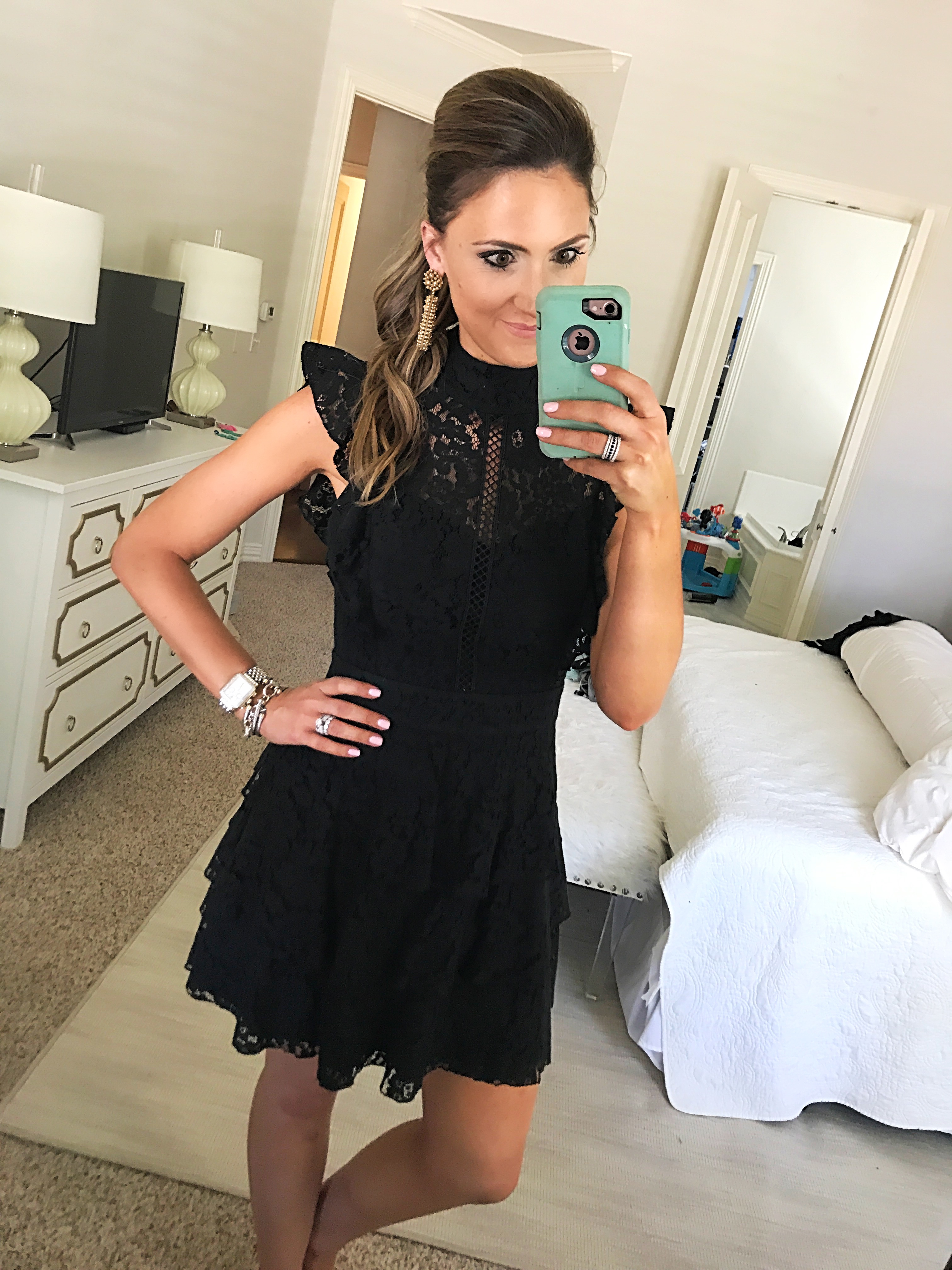 black lace dress from Amazon - Fashion Finds from Amazon by popular Texas fashion blogger, Style Your Senses