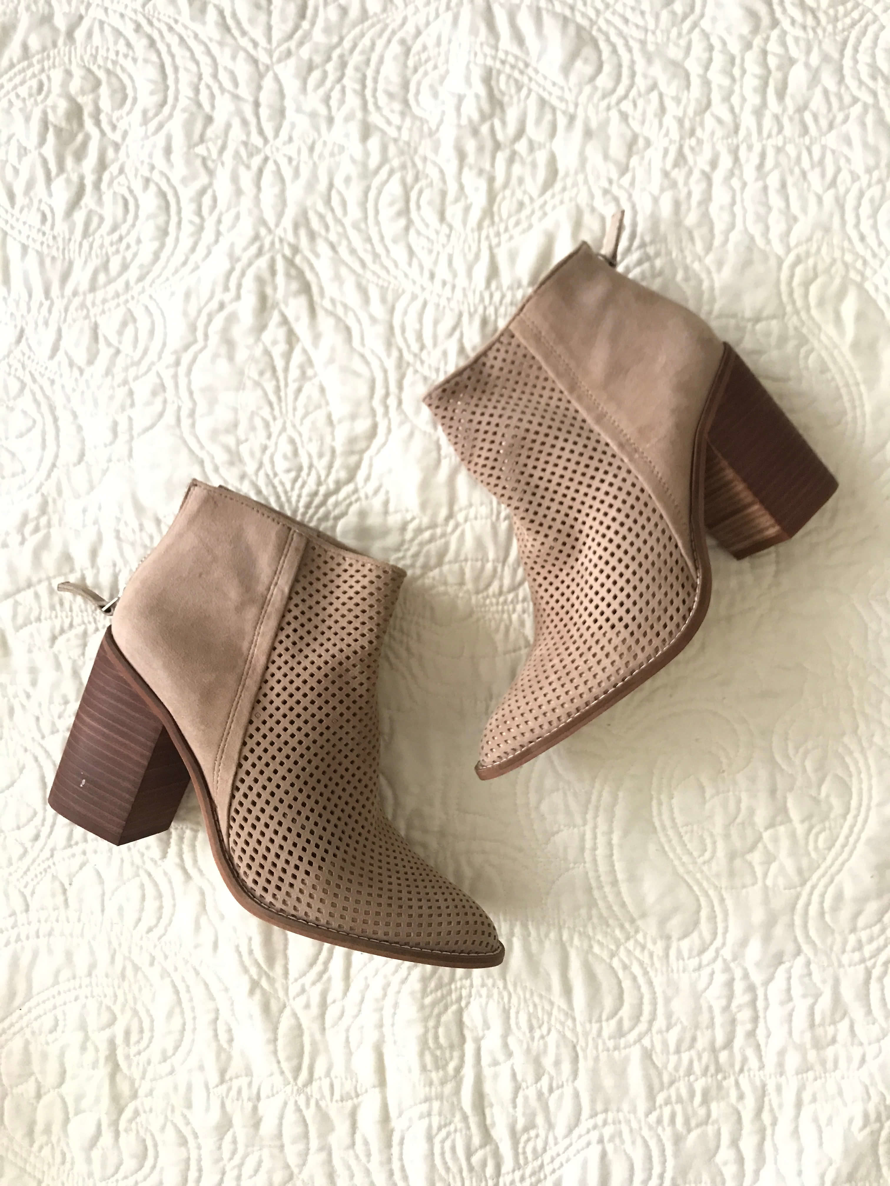 Steve Madden perforated booties - Top 10 Most Purchased Items- JULY! featured by popular Dallas fashion blogger Style Your Senses