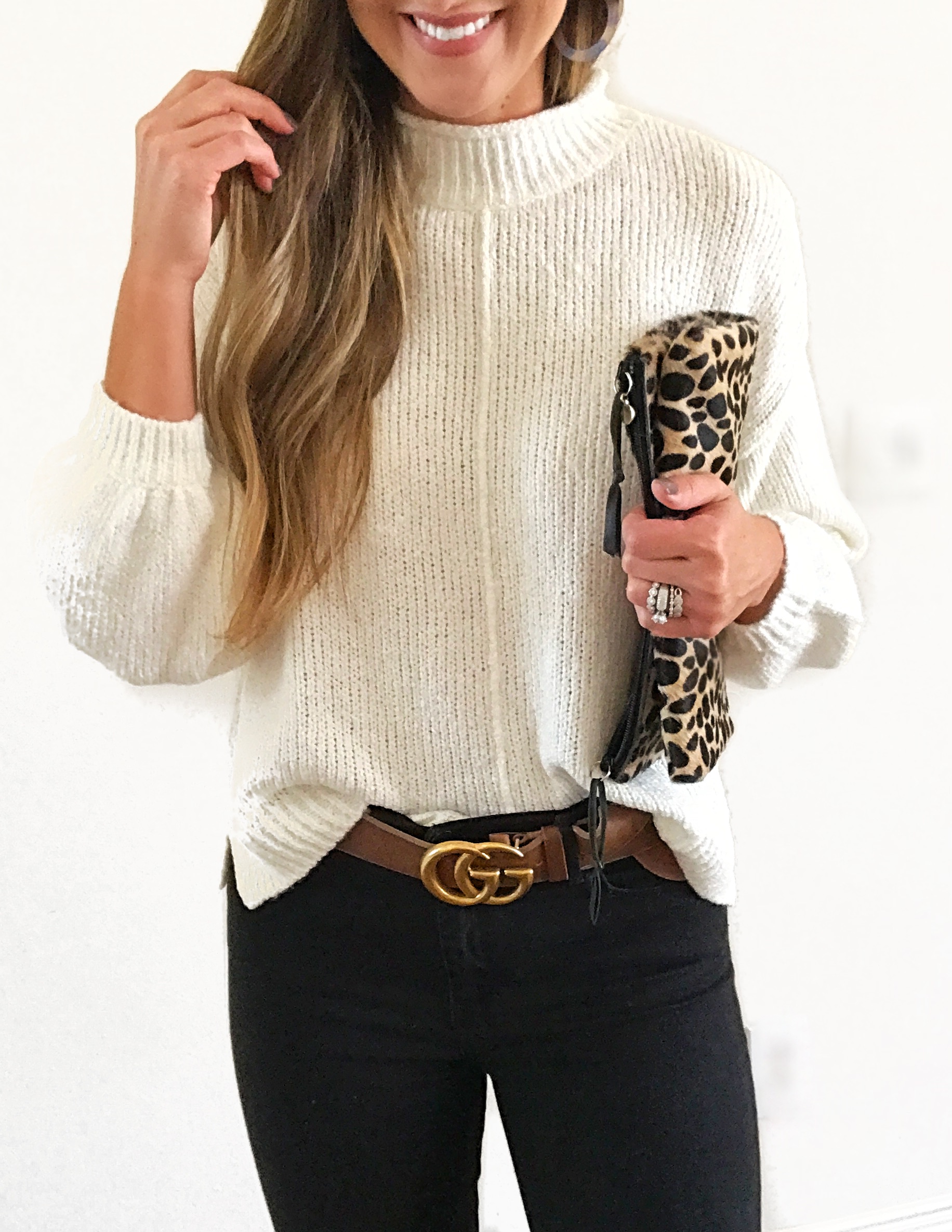 Nordstrom | Volcom | Leopard Print | 6 Cute Affordable Sweaters for Fall to BUY NOW! featured by popular Dallas fashion blogger Style Your Senses 