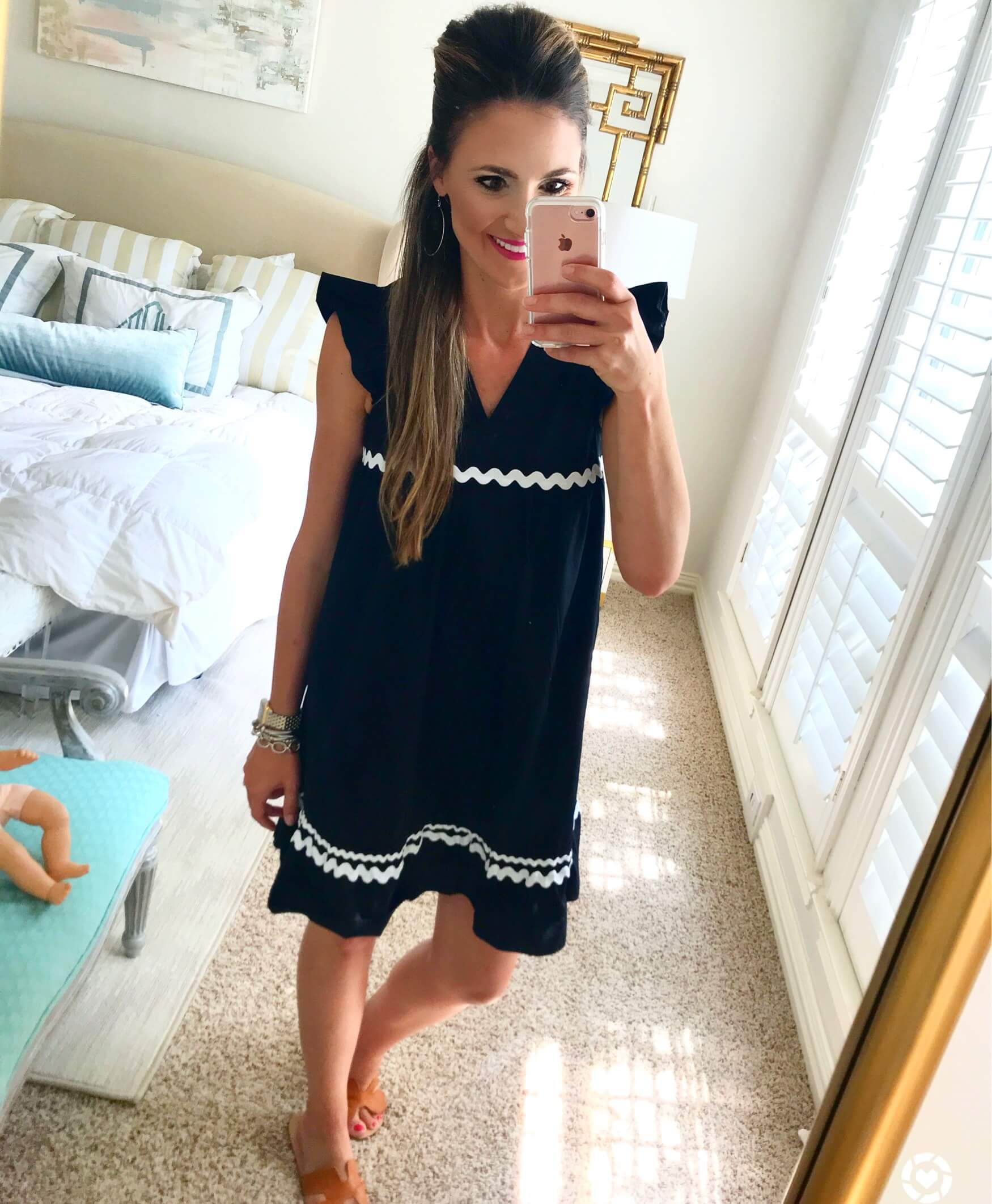 black ric rac dress from target - Top 10 Most Purchased Items- JULY! featured by popular Dallas fashion blogger Style Your Senses