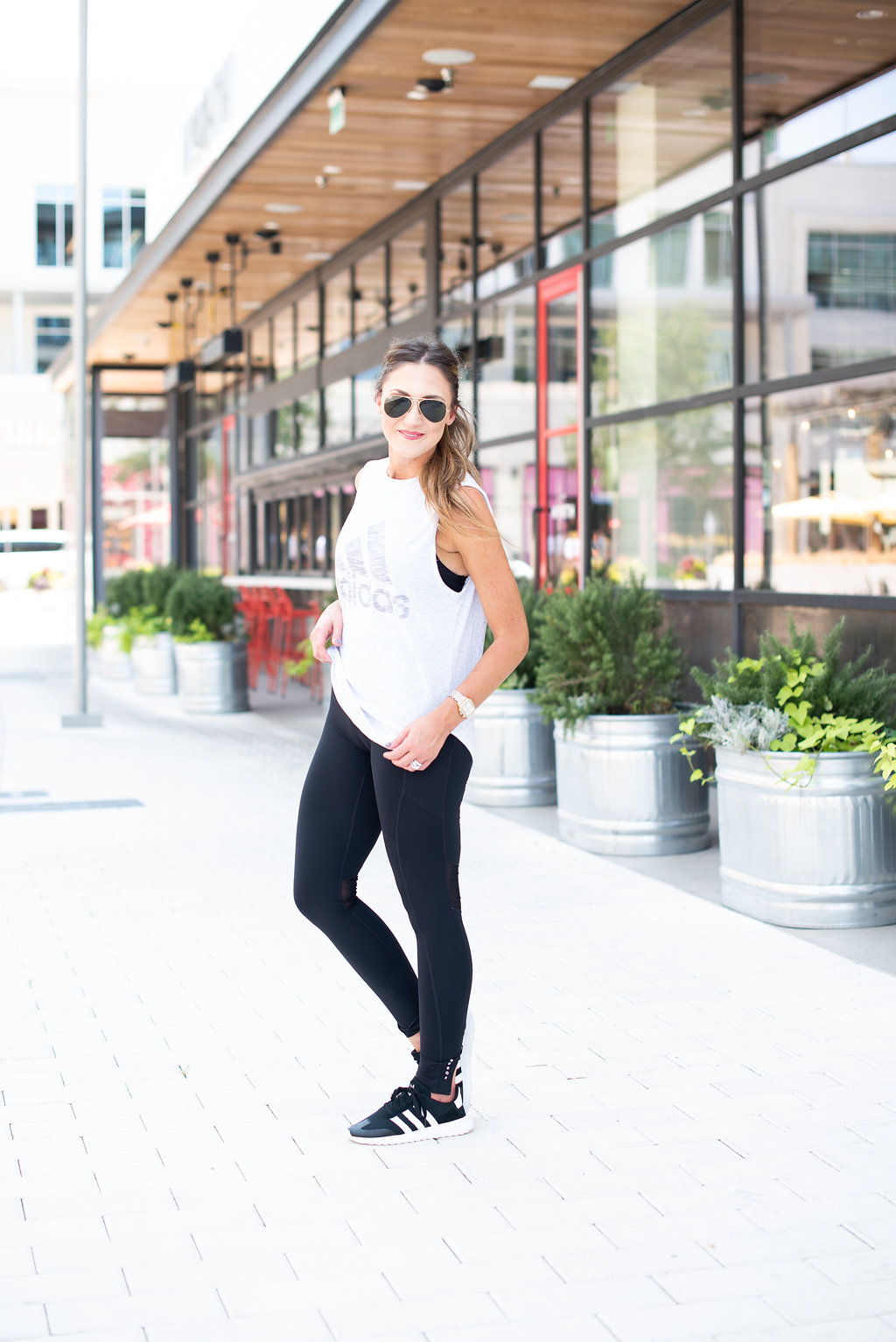 Adidas Workout Wear | how to wear Athleisure | Orange Theory Fitness | featured by popular Dallas life and style blogger Style Your Senses