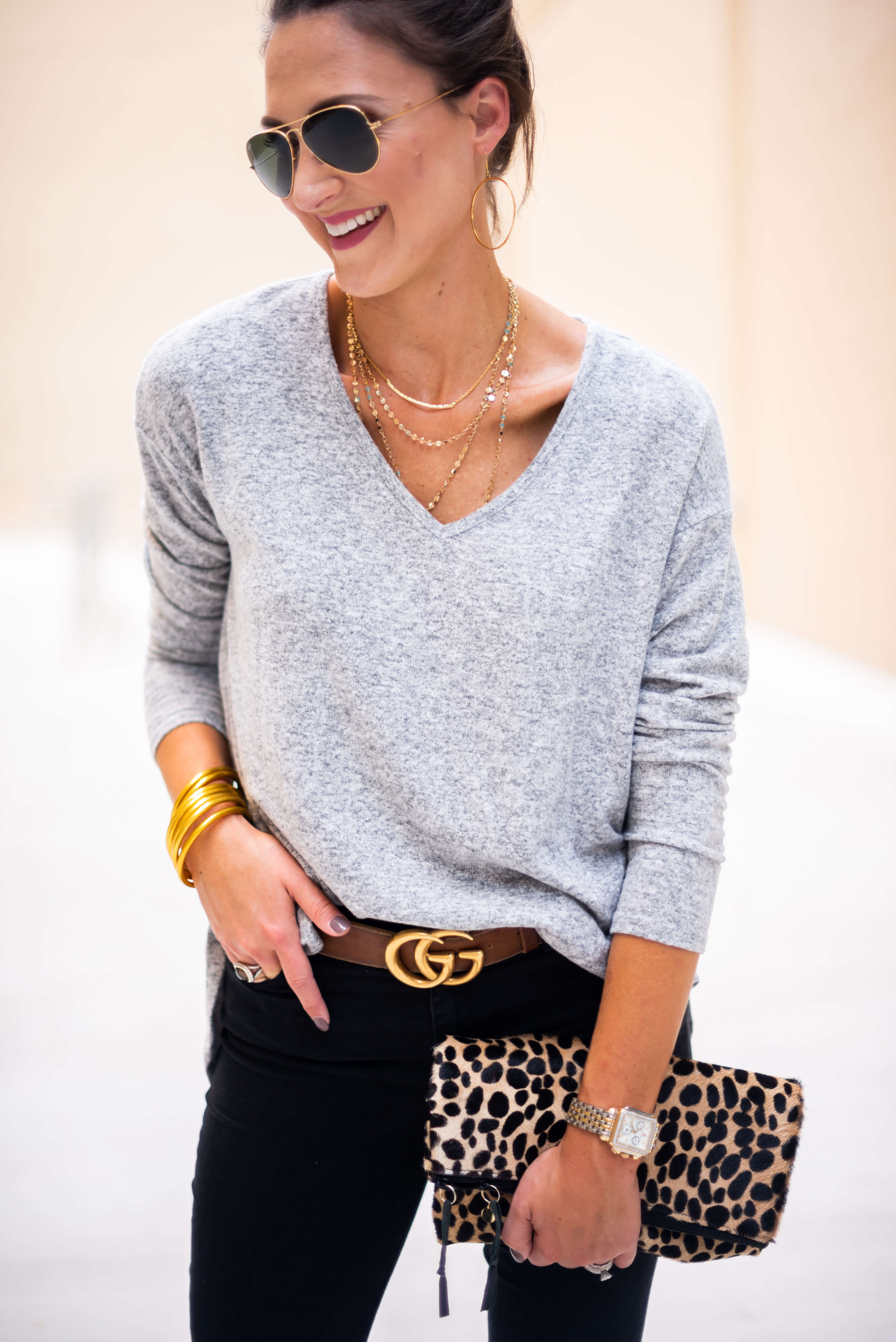 Lightweight sweater for Fall styled two ways with Nordstrom