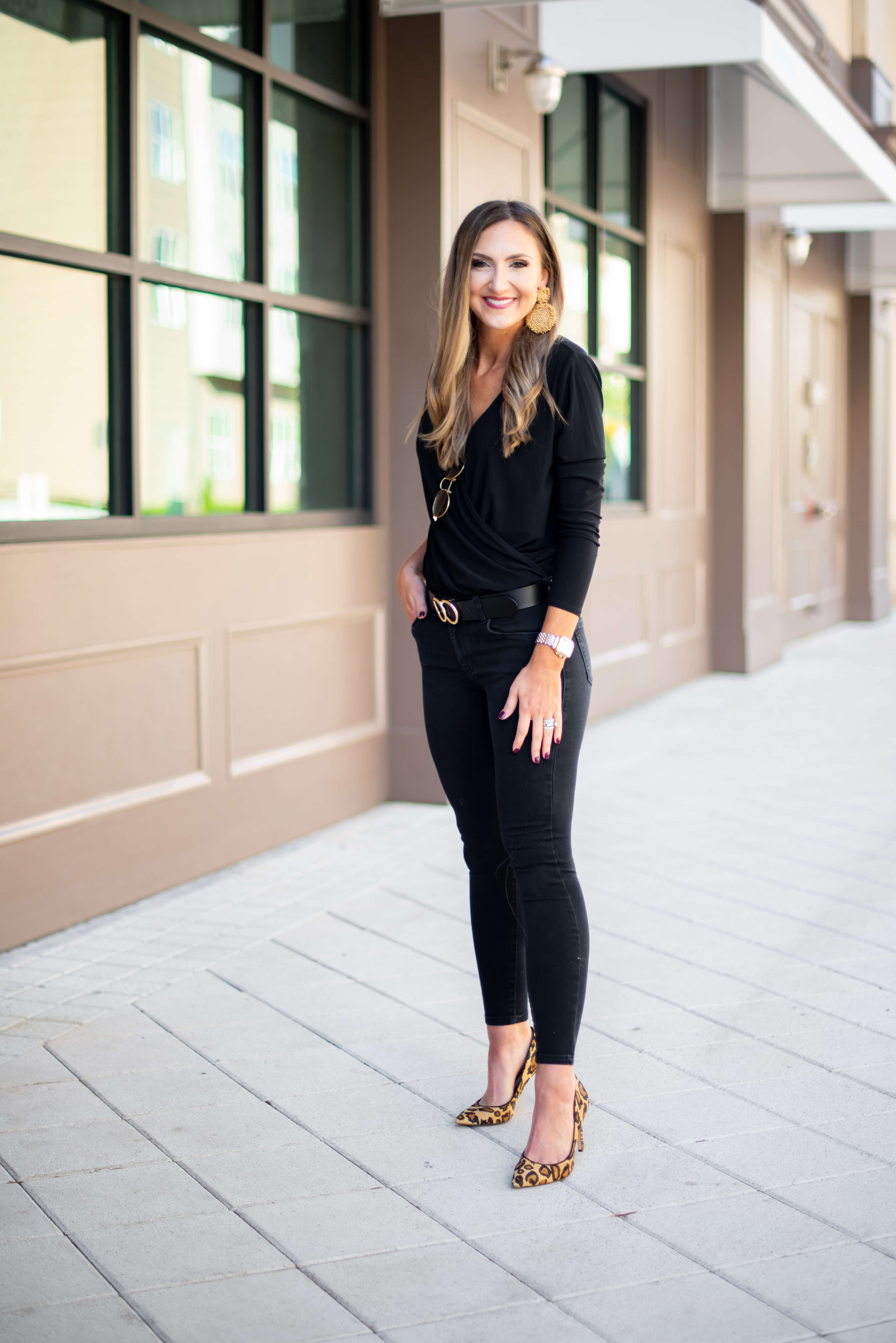 Macy's | How to Dress Up a Long Sleeve Black Bodysuit | 2 Ways featured by top Dallas fashion blog Style Your Senses