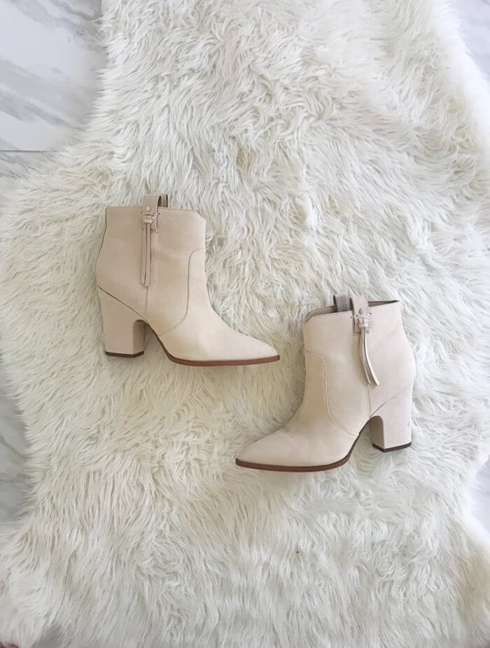 the best boots for fall and winter 2018 | sam edelman white booties