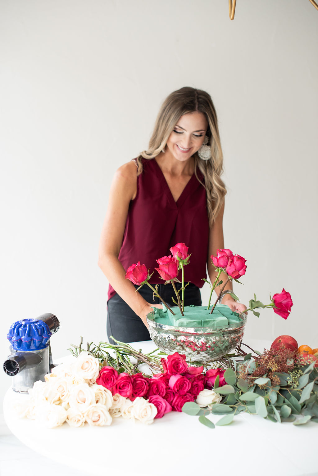 how to make a DIY floral centerpiece