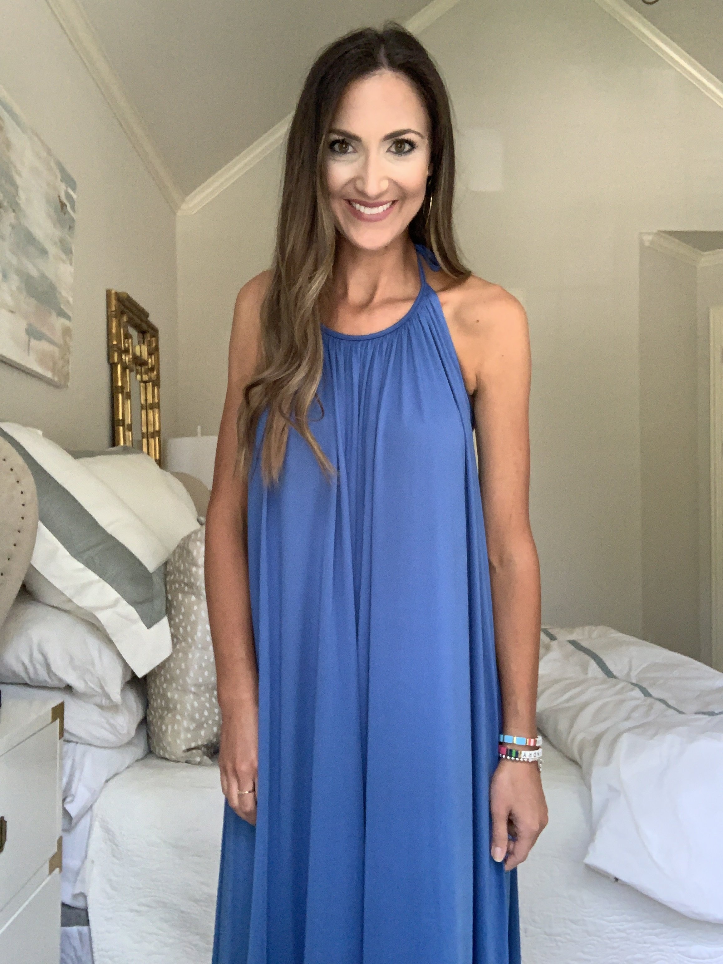 royal blue maxi dress from Amazon | Style Your Senses