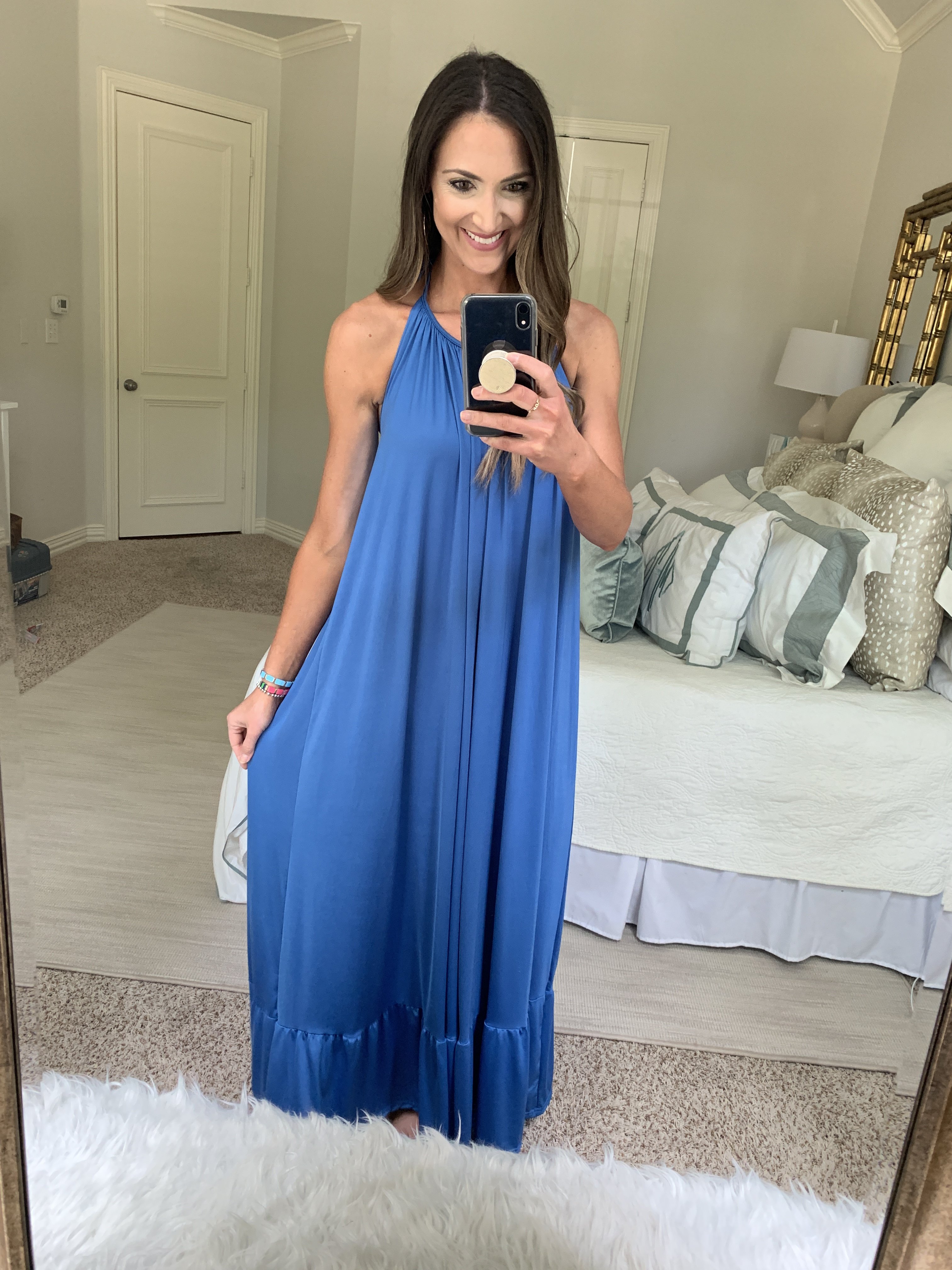 royal blue maxi dress from Amazon | Style Your Senses