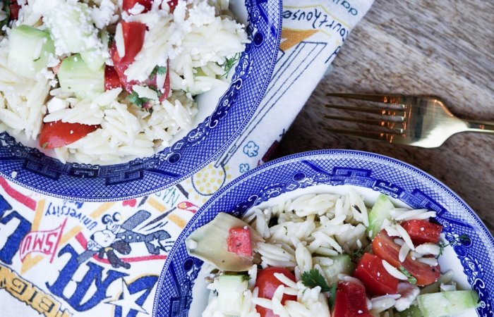 Orzo Greek Salad | Summer Dinner Idea | Style Your Senses