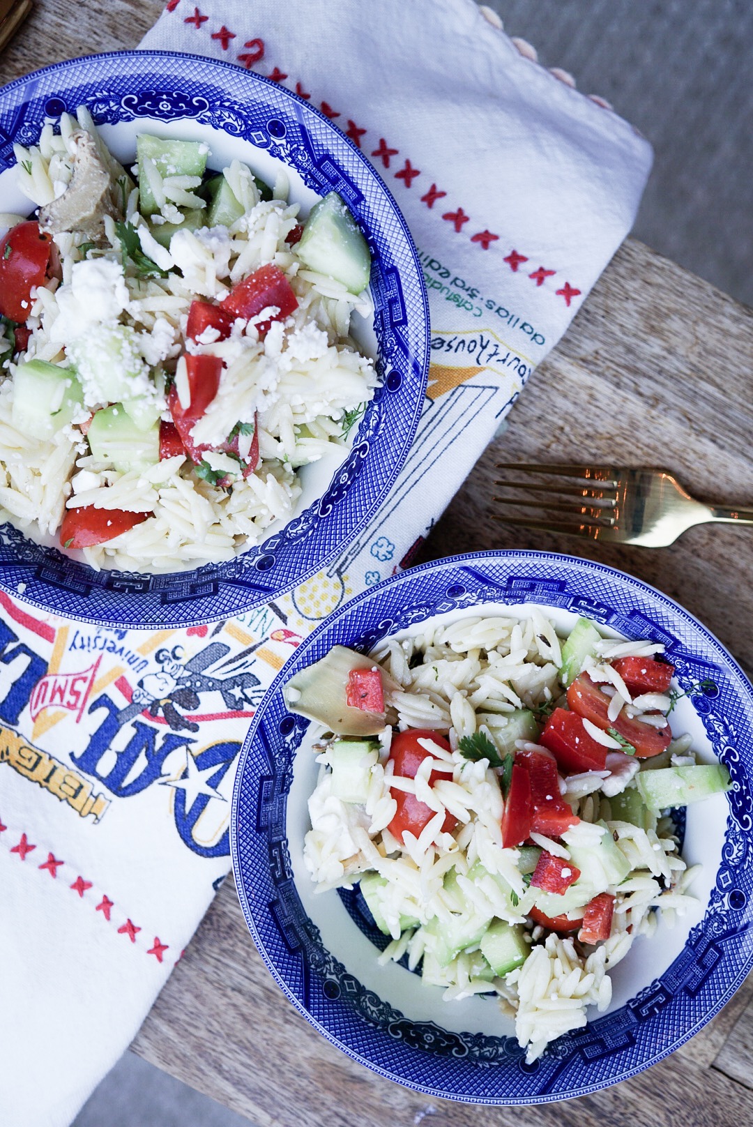 Orzo Greek Salad | Summer Dinner Idea | Style Your Senses