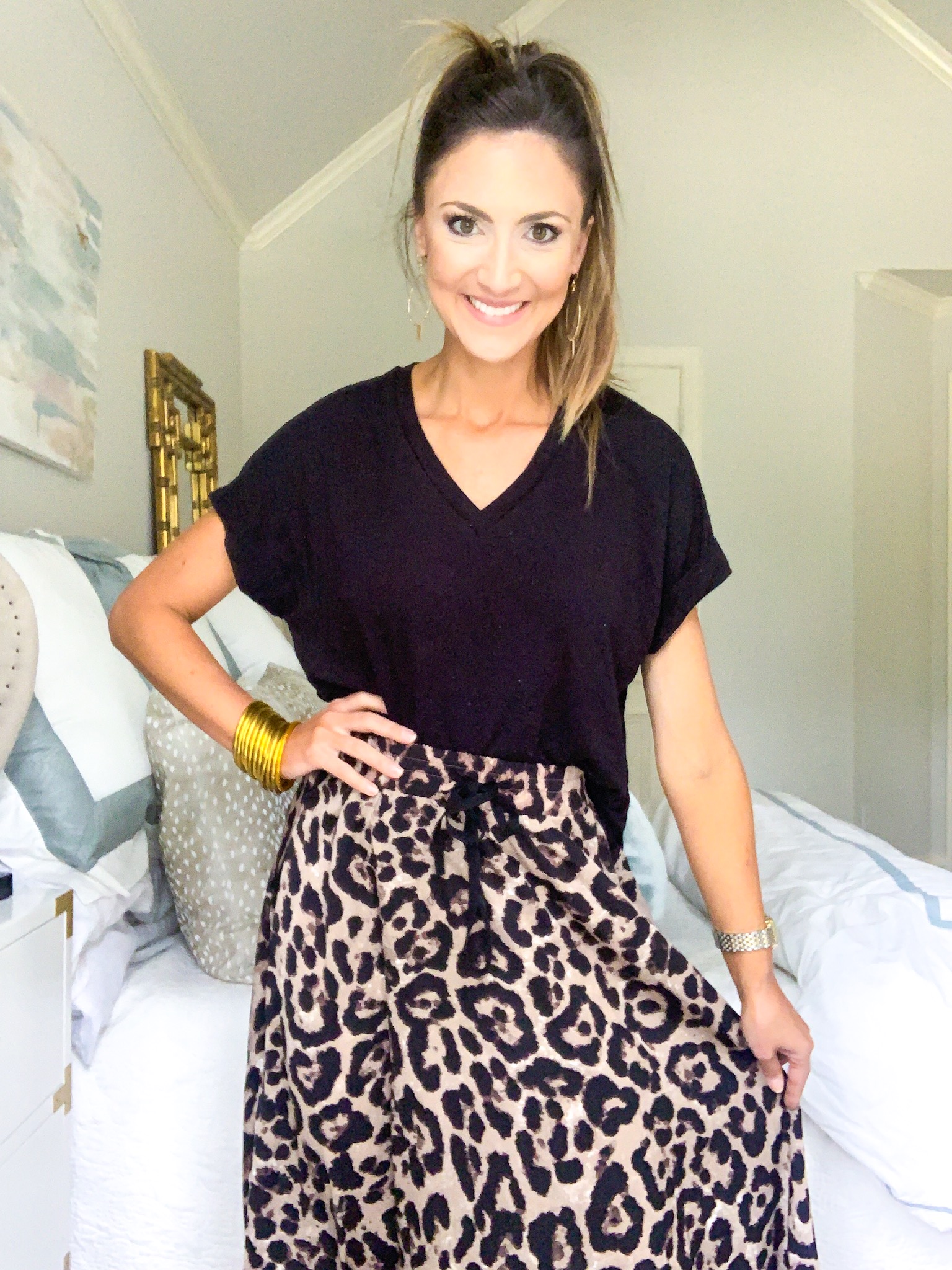 Leopard Midi Skirt | Amazon Fashion Haul | Style Your Senses