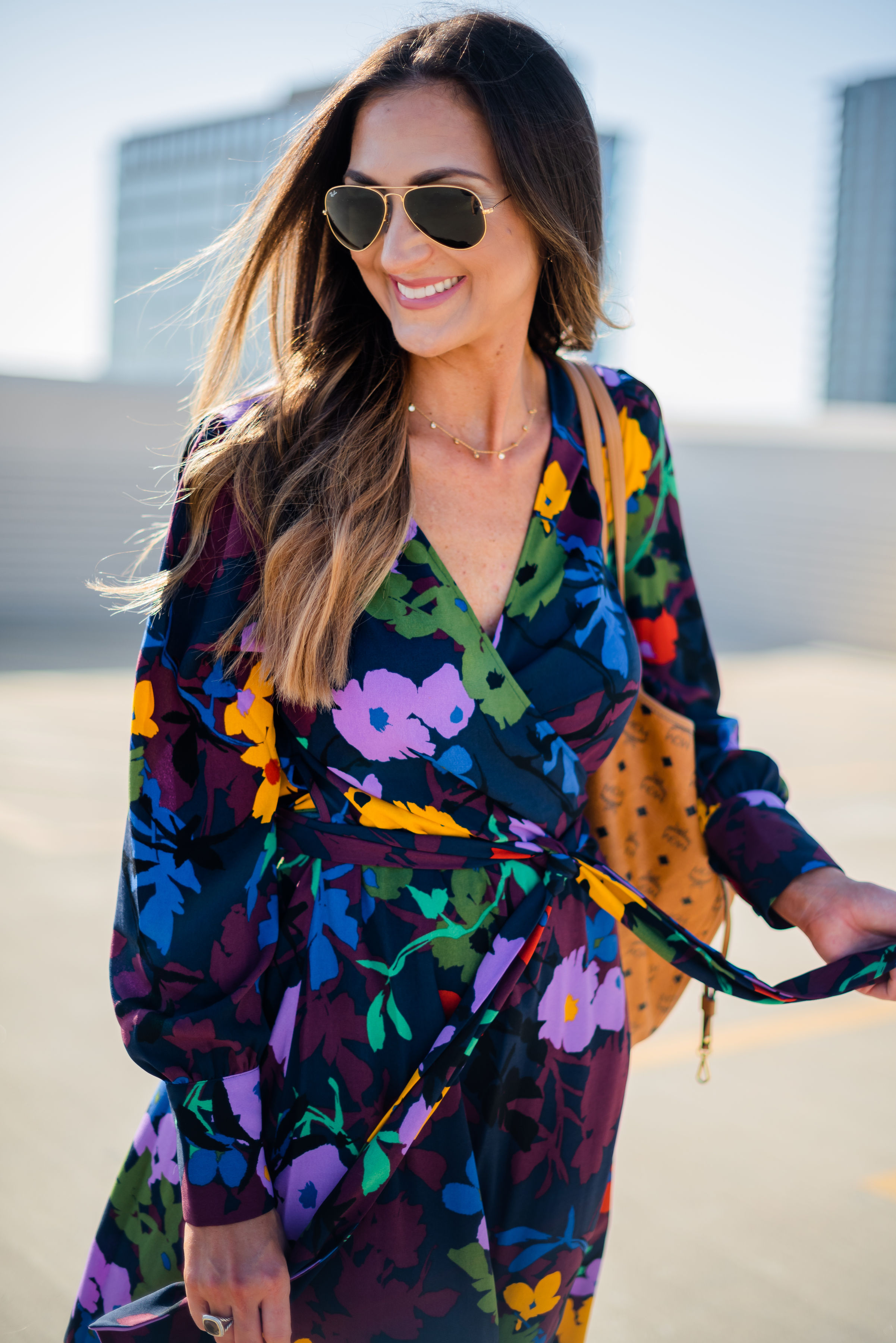 Wrap dress for work | floral wrap dress | Nordstrom | Style Your Senses
