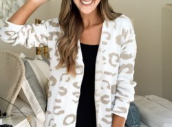 leopard print cardigan | amazon fashion haul for Fall | Style your senses