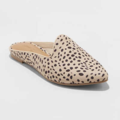 animal print mules | leopard mules from target