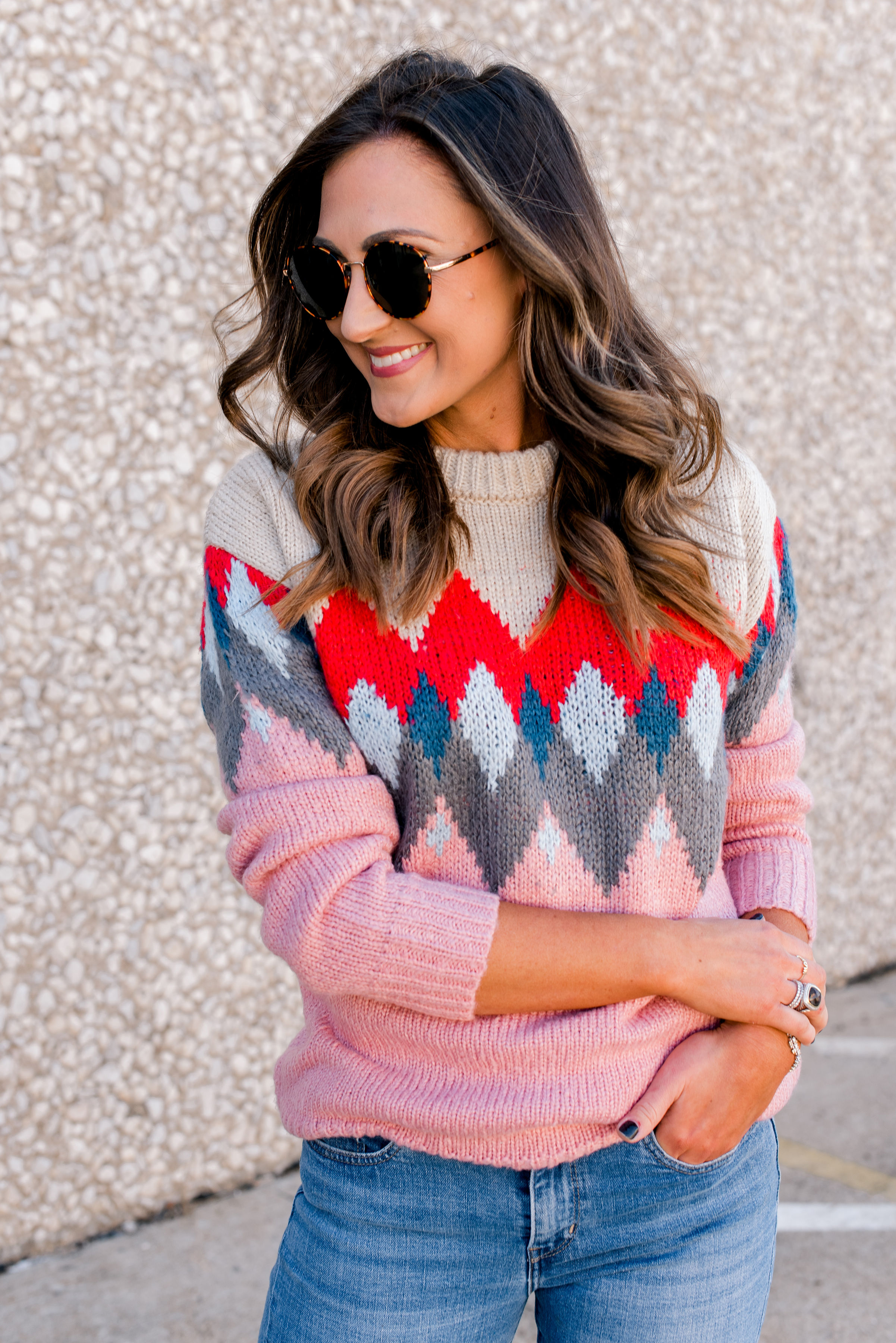fall sweaters, fall outfit idea, thanksgiving outfit idea, style your senses, fair isle sweater